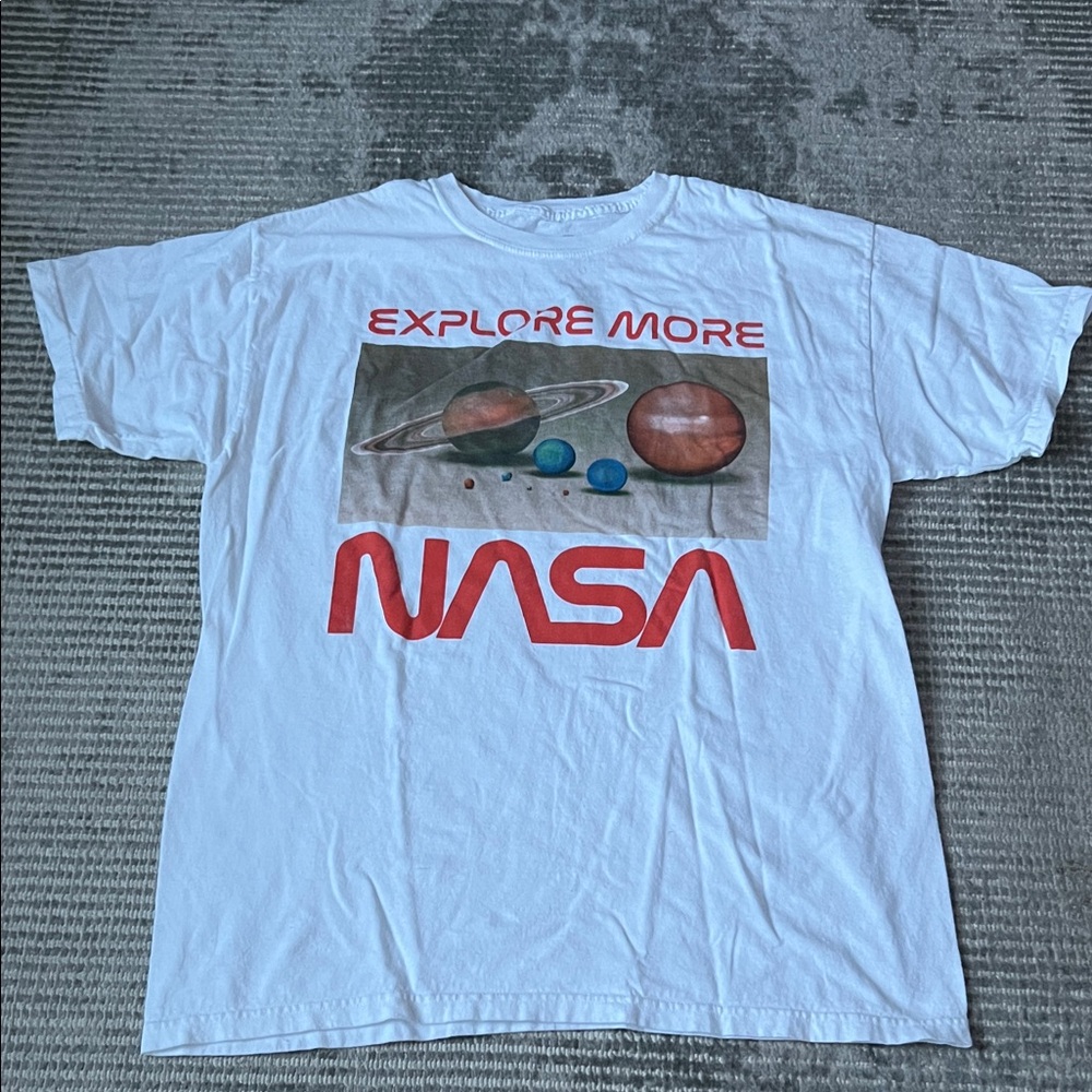 NASA Logo White T-Shirt
